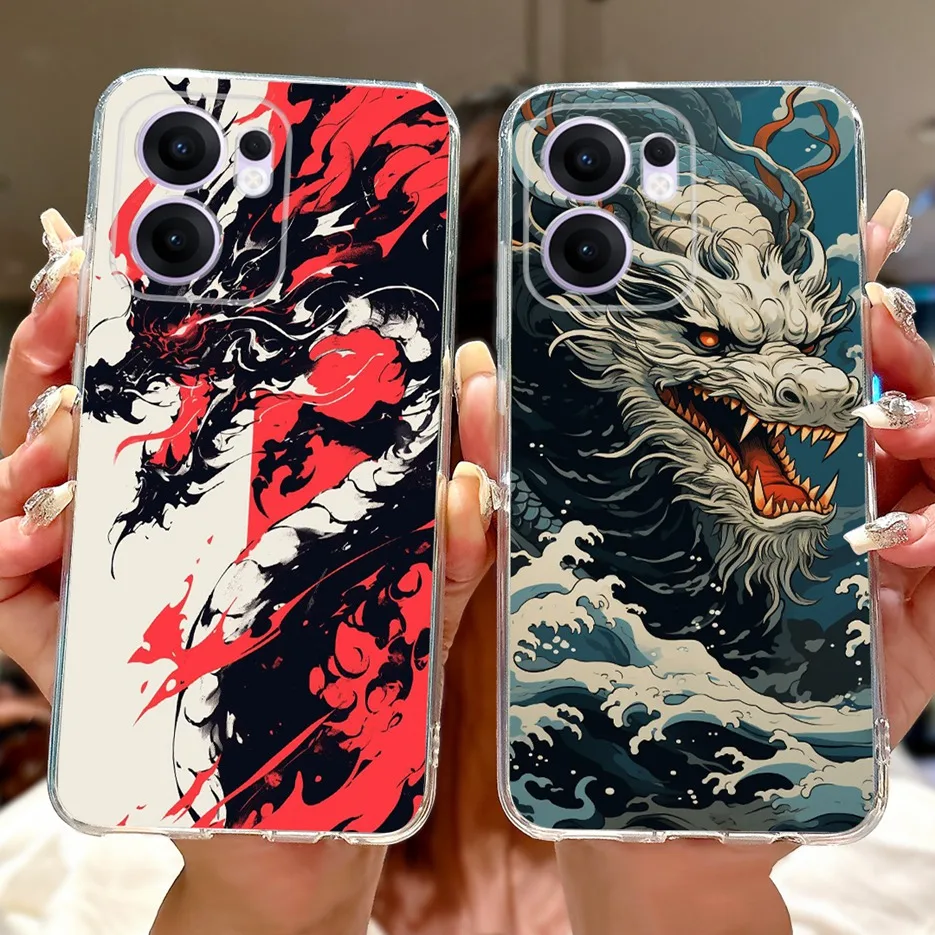 Cute Lucky Koi Painted Soft Slim Phone Case
