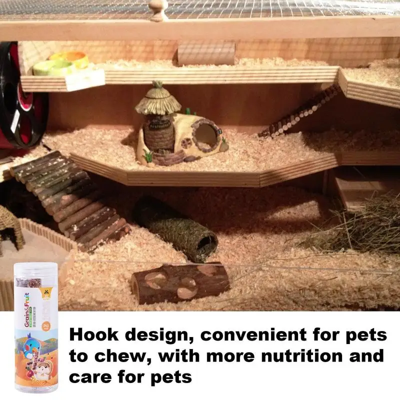 Hamster Snack Sticks Teething Chew Treats For Small Animals Nutritious Convenient Hygienic Chewing Sticks For Hamster Pet Rabbit