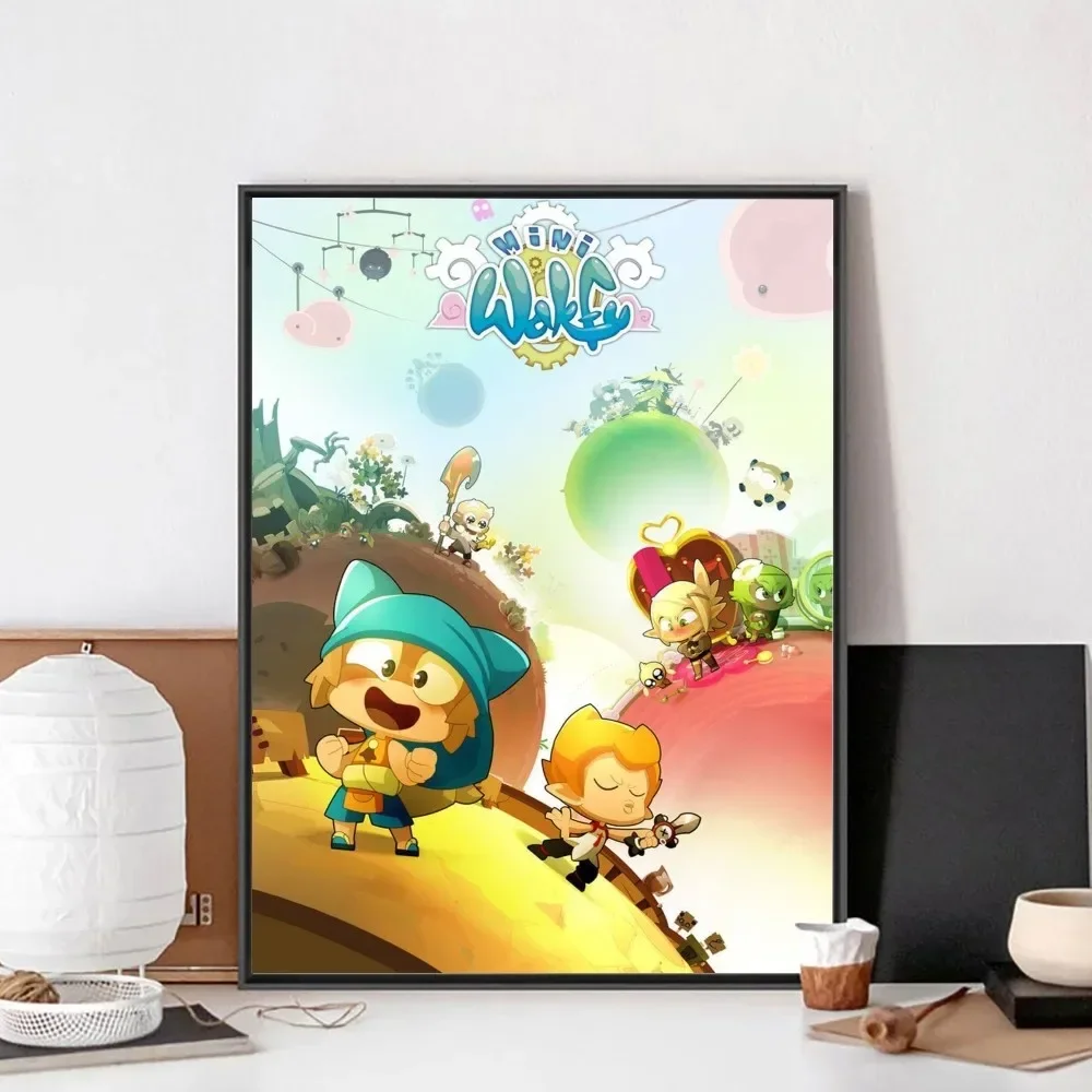Game W-Wakfu Cool Poster No Framed Poster Kraft Club Bar Paper Vintage Wall Art Painting Bedroom Study Stickers Poster Prints Vintage Posters