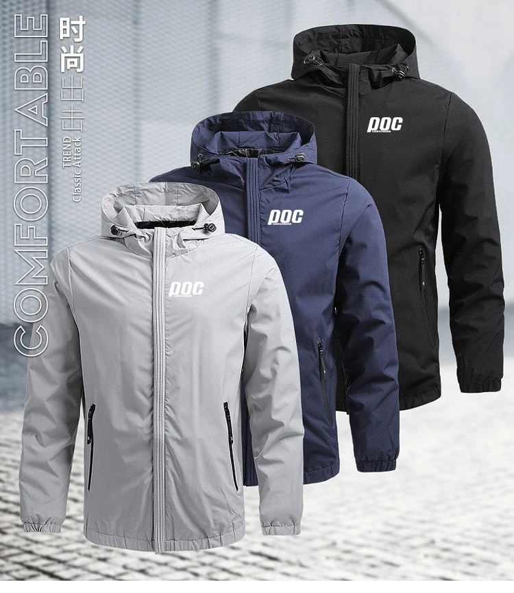 LairschDan Poc Mountain Bike Cycling Jacket Sports Waterproof Windbreaker Man Bicycle Coat MTB Motocross Clothing Fietskleding