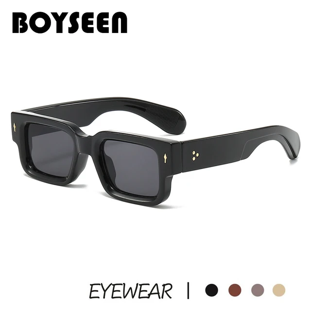 BOYSEEN Small Square Sunglasses Women Men Travel Luxury Male Shades Female Brand Gafas Oculos Sun Glasses Retro Designer UV400 1