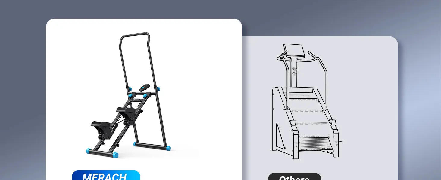 Description Picture 5 of itemStair Stepper for Home Gym Exercise, New Version Vertical Climber Machine for Full-Body Workout, Compact Folding Cardio Exercise