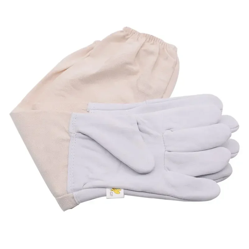 Professional Beekeeping Gloves Protective Sleeves Breathable Goatskin Bee Gloves Ventilated Beekeepe Apiculture Tools