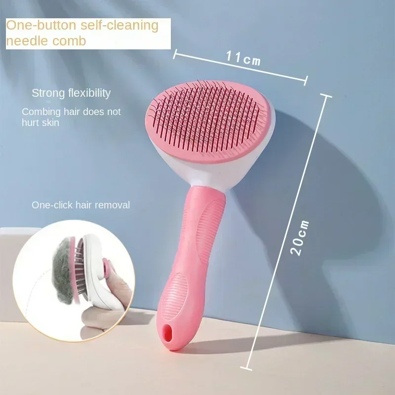 Pet Hair Removal Comb - Non-slip Beauty Brush