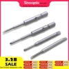 1pc Screwdriver Blade Head Hand Tool Accessory Ear Or Cutter Hexalobular Hexgonal Slot Straight Type 1