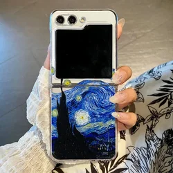 Vintage Van Gogh Art Oil Painting Foldable Phone Case - Hard Cover s - Samsung Z Flip6 (-1)