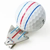 1pc Golf Putting Alignment Aiming Tool Ball Marker With Magnetic Hat Clip Aircraft pattern Golf Training Accessories For Golfer 4