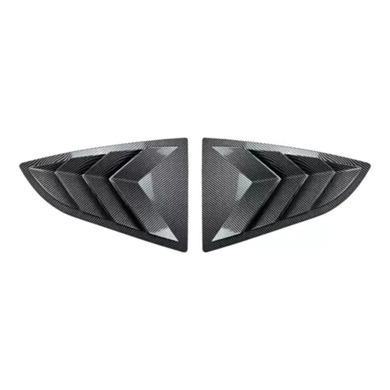 토요타 GR86 스바루 BRZ 2022-2025 차량용 리어 윈도우 쿼터 루버 커버 사이드 벤트 셔터 트림 스쿱 ABS 액세서리 부품 2개