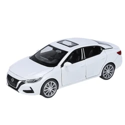 1:32 Scale Japan Nissans Sylphy Metal Model With Light And Sound Diecast Family Car Pull Back Vehicle Alloy Toy For Gifts