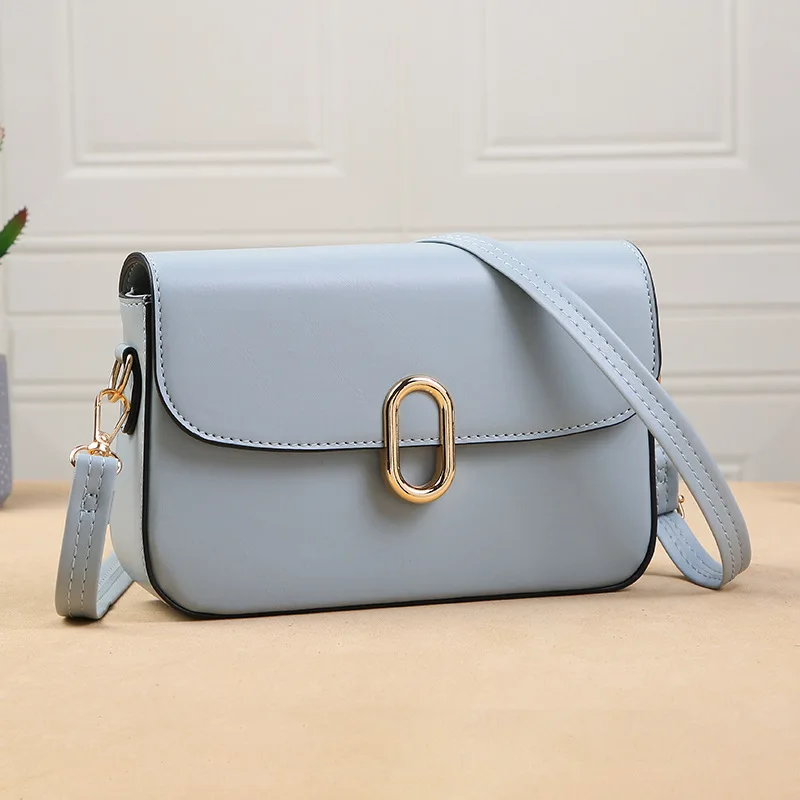 thumbnail image 1 of Bolso bandolera de piel sintética para mujer, estilo coreano, pequeño, cuadrado, tipo billetera, para ir de compras, 1 of 4