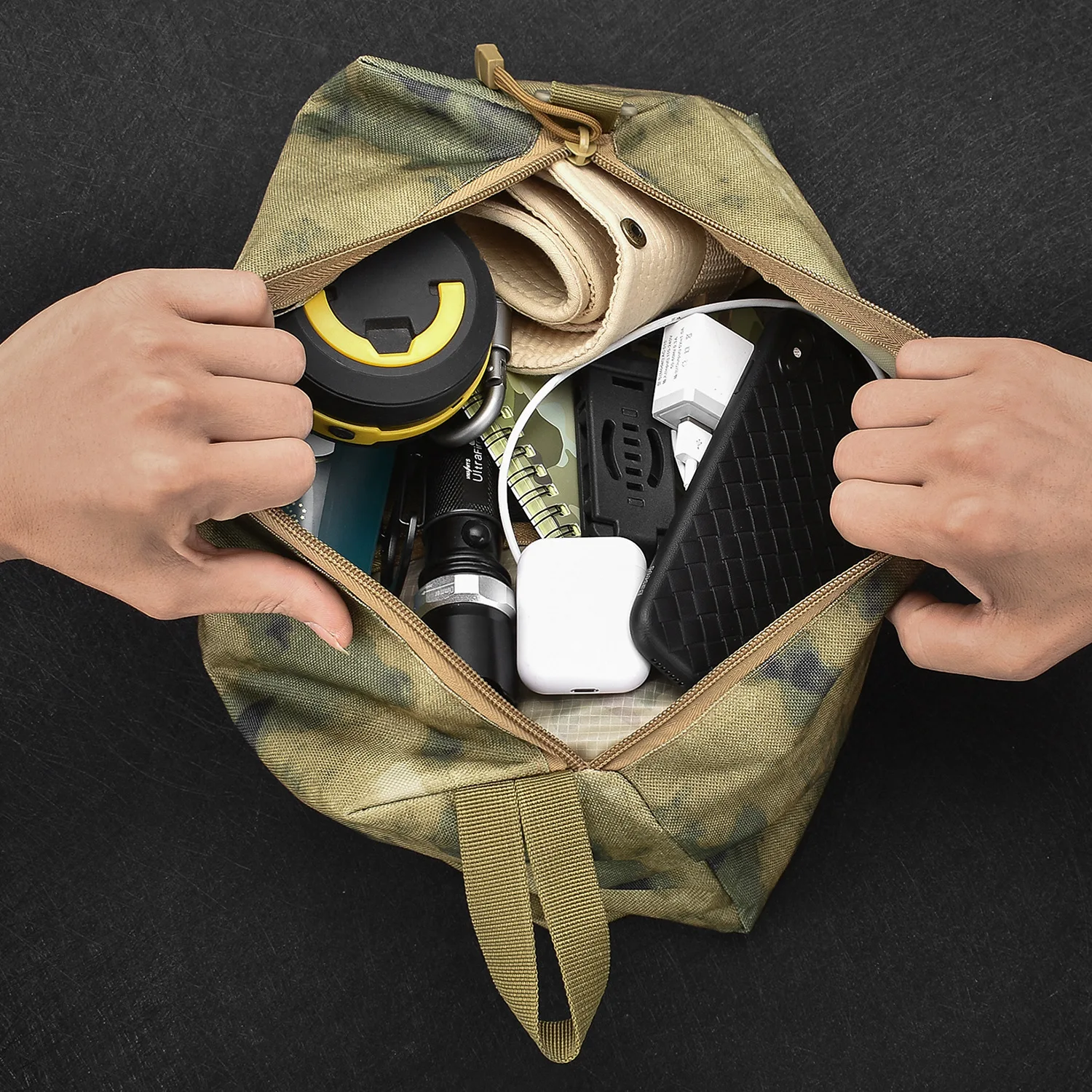 Outdoor Multi-functional Tactical Fanny Pack 600D Oxford Cloth Military Sport Organizer Waterproof Pouch Mens Travel Storage Bag 2
