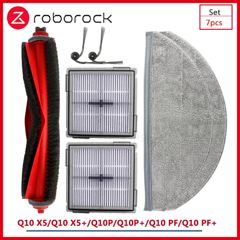 Filtres HEPA De Rechange Pour Roborock - Compatibles Série Q10, Q8 - Lot De 2 - Filtration Performante Poussière Fine