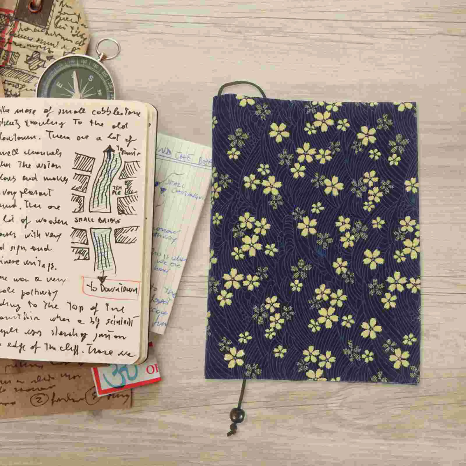

Handmade Cloth Book Sleeve Decors Covers for Hardcover Protectors Decorative Student Students