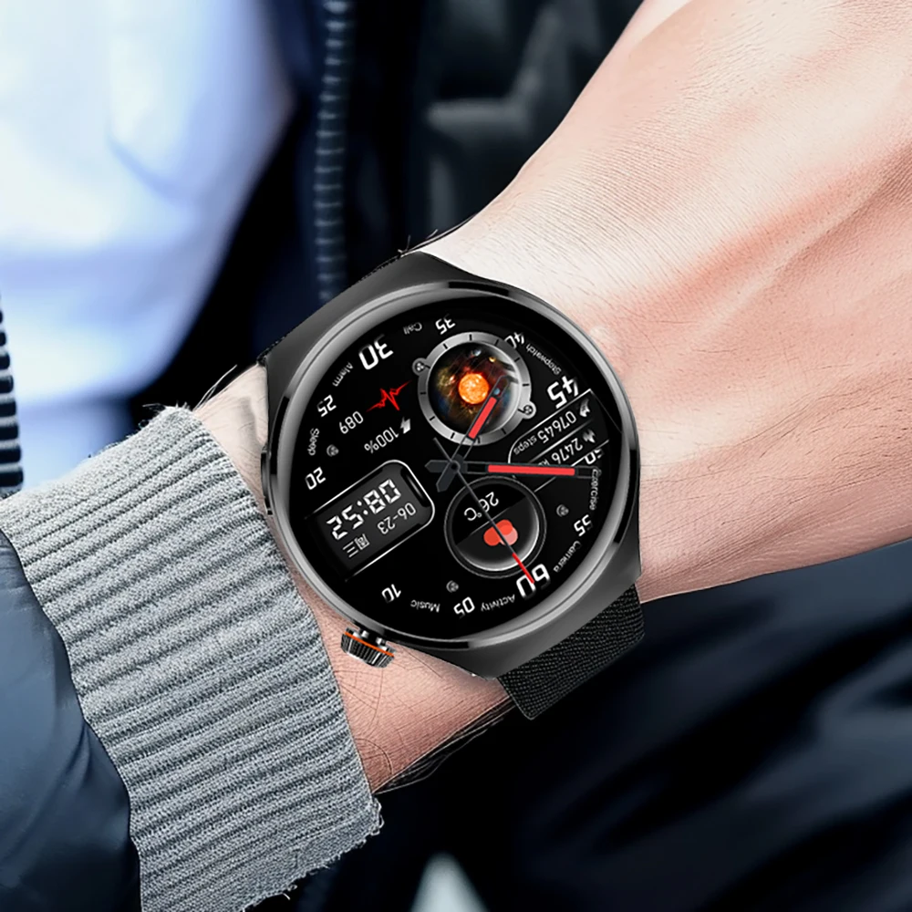 

Смарт-часы GT4 Pro для мужчин, Bluetooth, Беспроводная зарядка, экран 1,43 дюйма AMOLED для Xiaomi Android IOS PK GT4 GT 4 Pro MT26