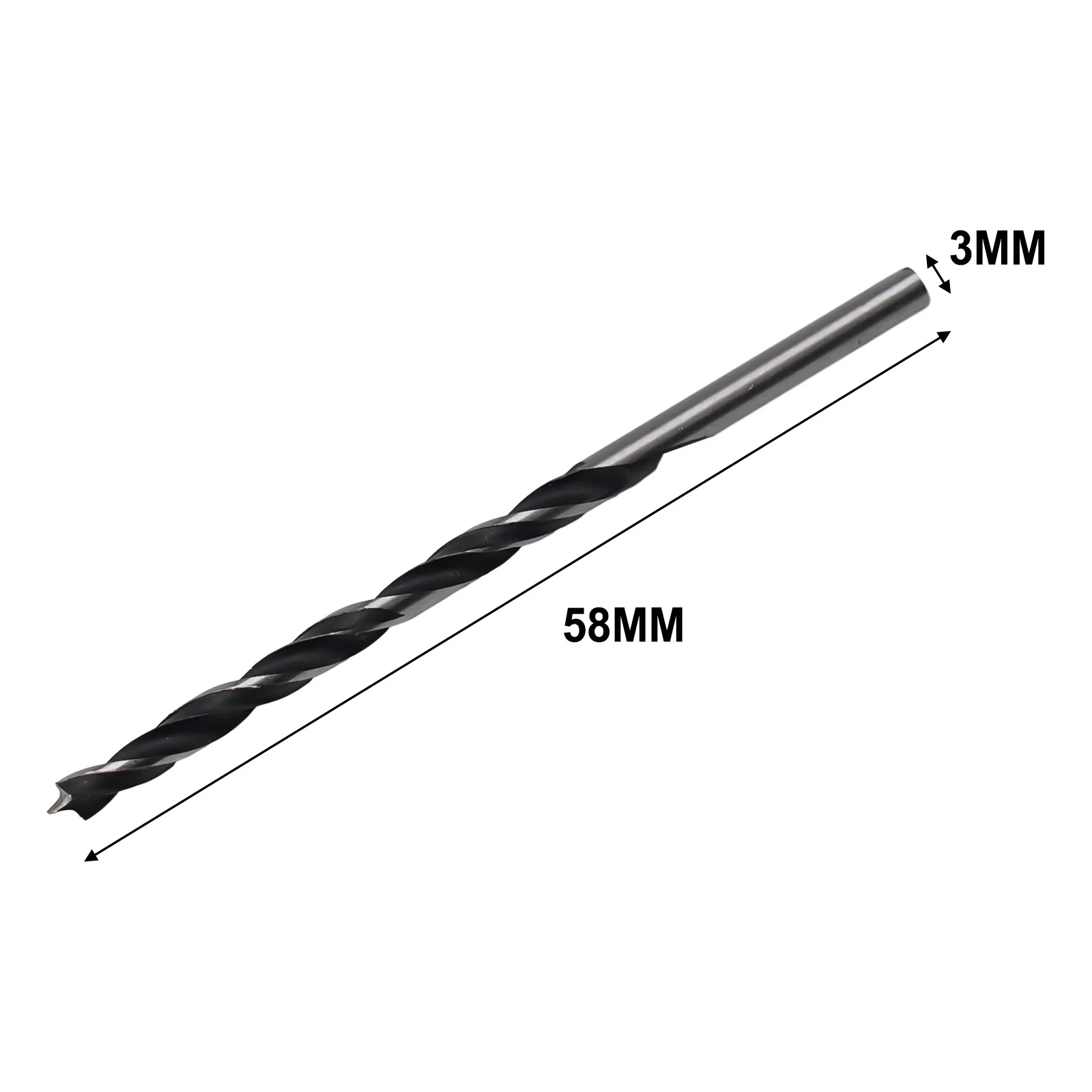 3mm Diameter Woodworking drill bit set drill bits drill bit woodworking drill woodworking tools woodworking drill bits woodworking drill tool set woodworking drill accessories Wood Drill Bit Set With Center Points Pack Spiral Twist-Drill 10Pcs