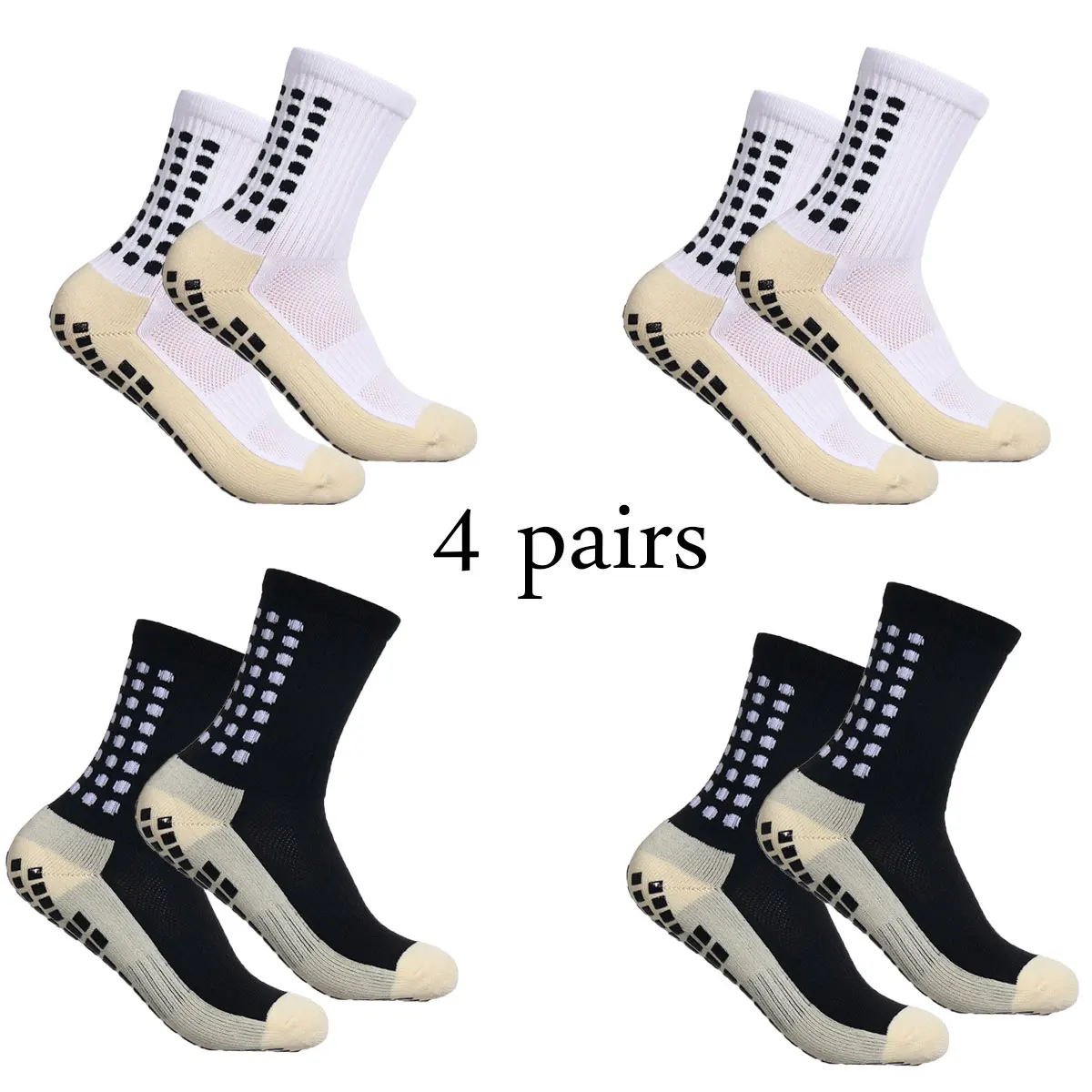 All-Purpose Anti-Slip Sports Socks - Sweat-Absorbing Athletic Wear