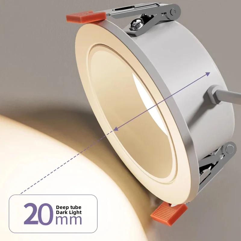 작은 언덕 다운라이트 구멍, 75mm 스포트라이트, 95mm 구멍, 120mm 큰 구멍 내장 천장 조명