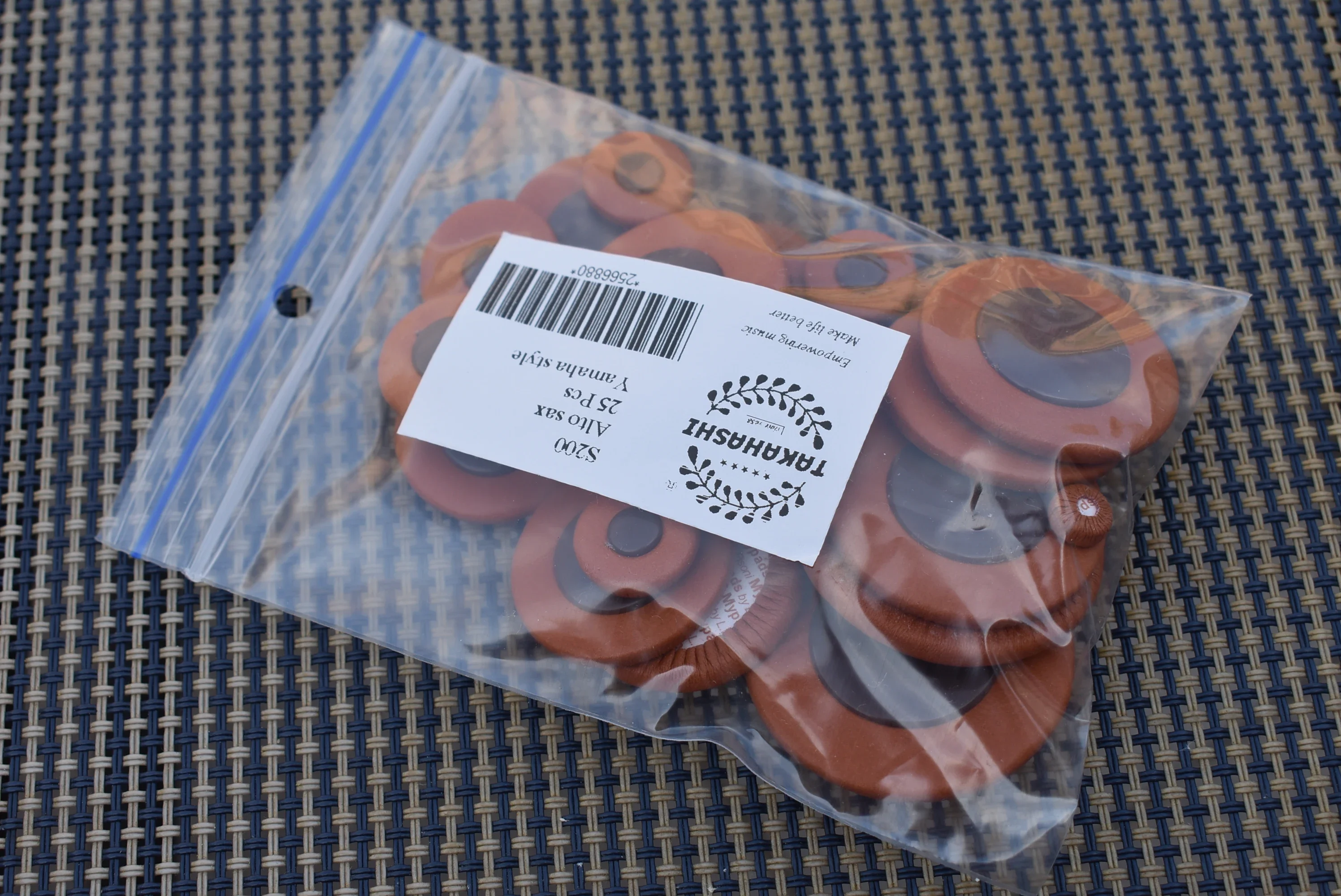 Leather Pads for alto saxophone Yamaha Size 1 Set