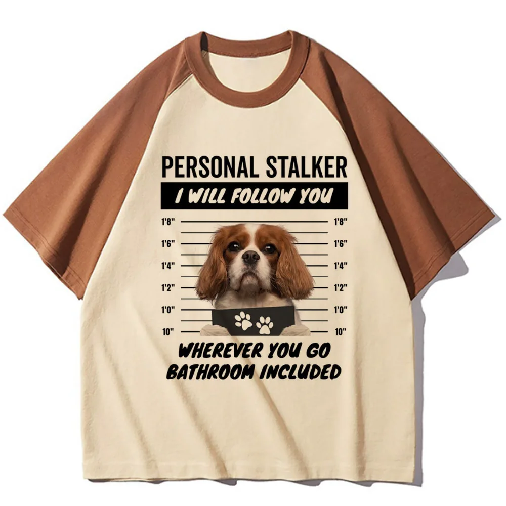 Cavalier King Charles Spaniel Graphic Women's Manga Y2K T-shirt - Japanese Streetwear