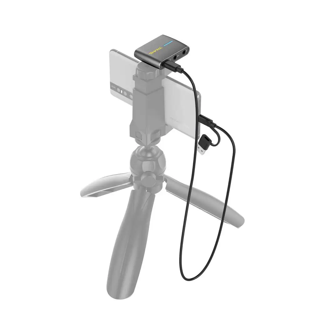 7Ryms iRay DW40 Wireless Lavalier Microphone with 4 Transmitters,48kHz/24bit Rec