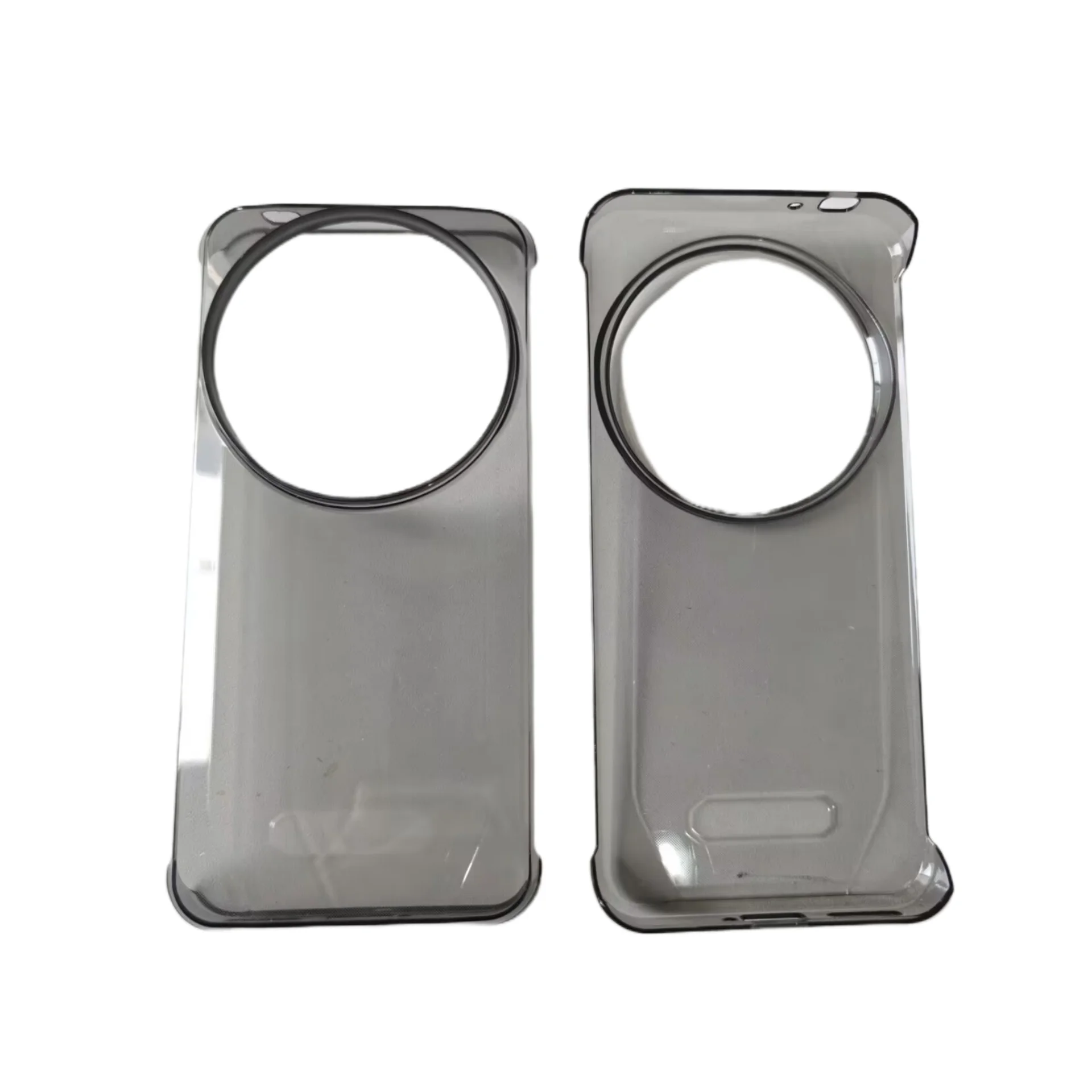 Enhanced Protective Transparent Phone Case with Smartwatch AMOLED Display