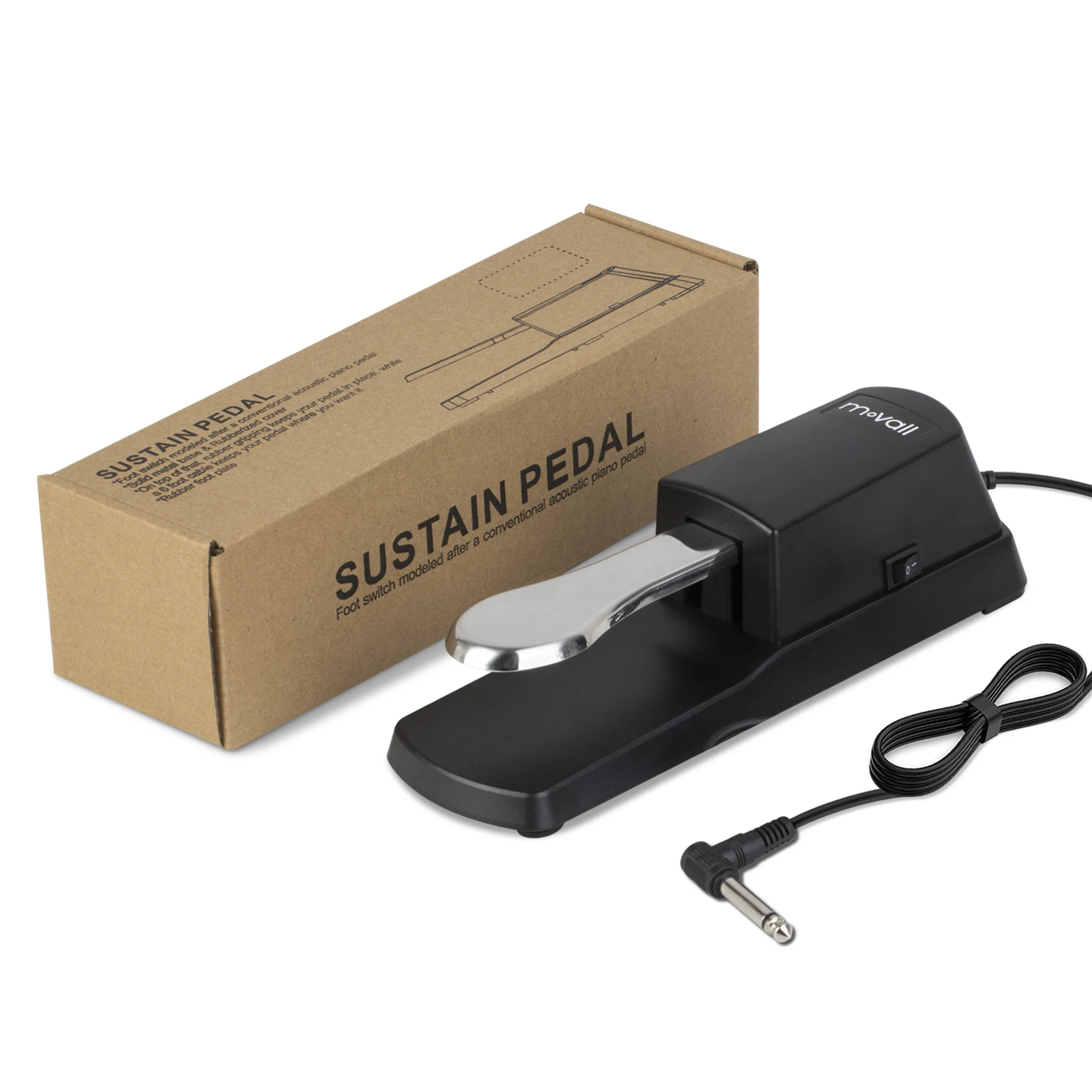 Piano Pedal Movall MSP-01 Sustain Pedal Universal Foot Pedal For Pianos And Keyboards