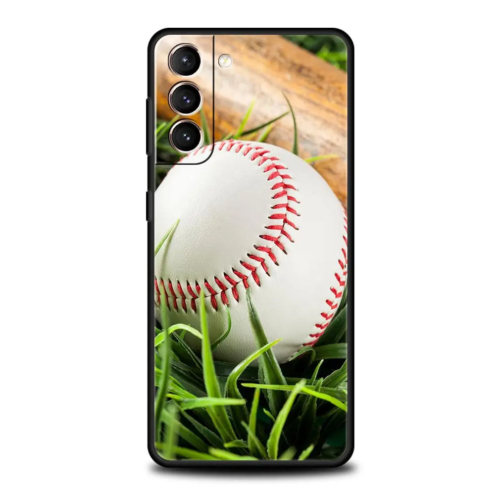 Silicone Baseball Design Phone Case - Soft and Durable Cover