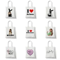 Thank U Shopping Bag Ariana Grande Graphic Shoulder Bags Female Large Capacity Handbags Students Girls Cute Printed Casual Totes 1