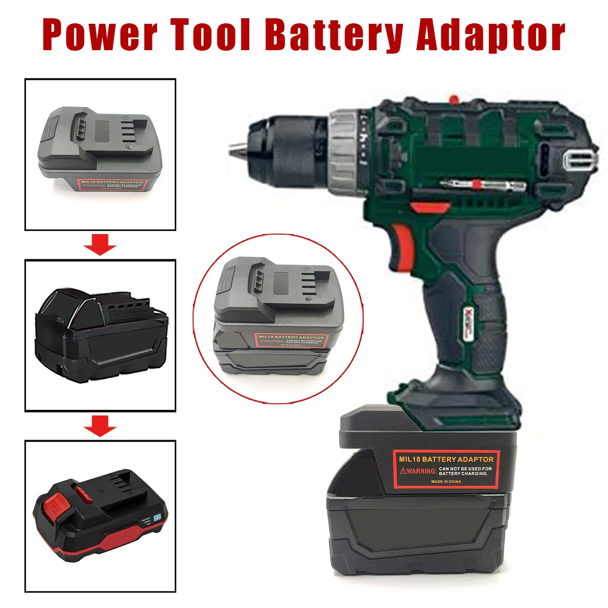 For Ridgid / AEG 18V Lithium Battery Adapter Convert For Milwaukee 18V  Li-ion Batteries 48-11-1835 Power Tool - AliExpress