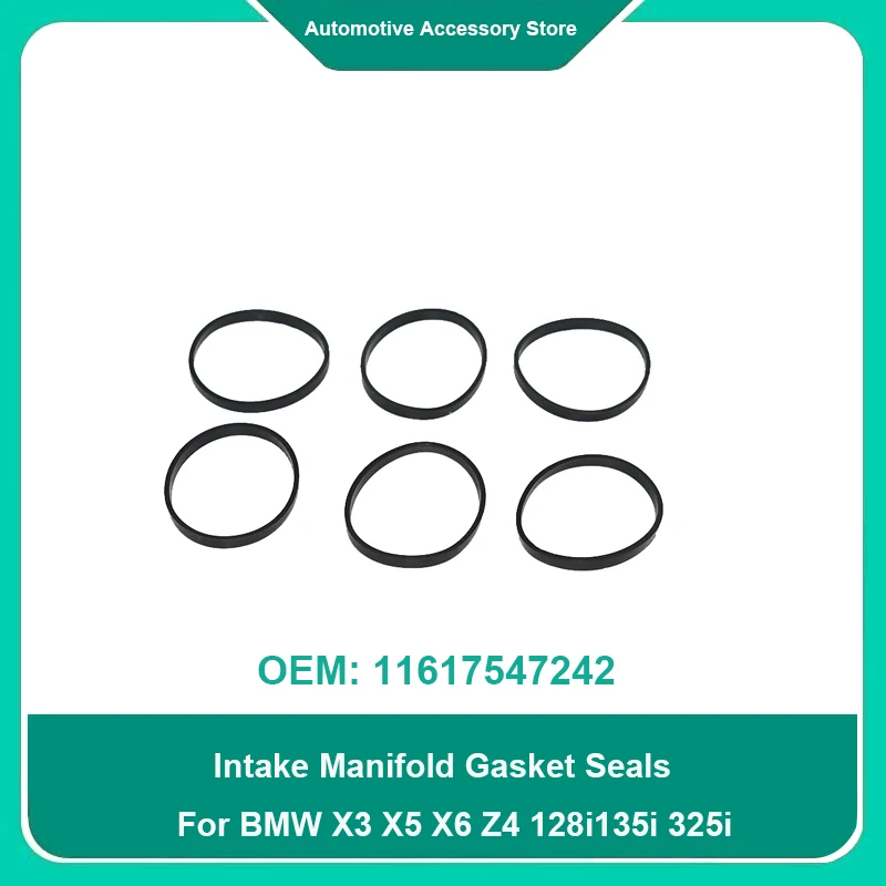 

11617547242 Car Intake Manifold Gasket Seals For BMW X3 X5 X6 Z4 128i135i 325i 325Xi 330i 328i 328Xi 335i 335Xi 330Xi 335d 525i