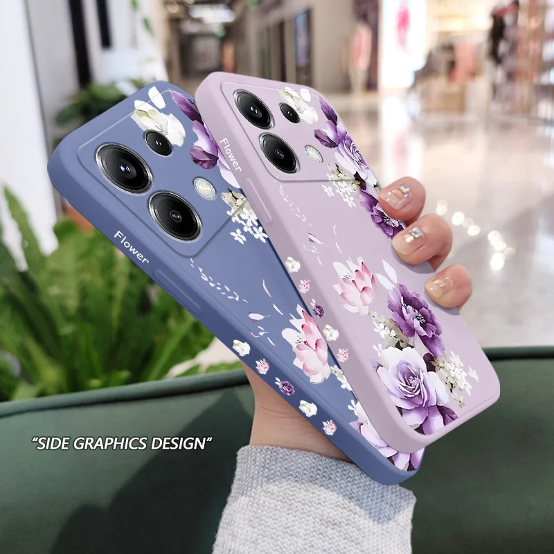 Elegant Peony Silicone Phone Case - Stylish and Durable Cover