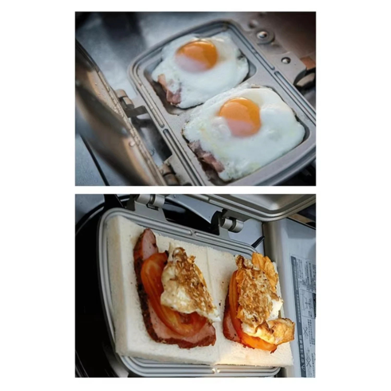 Sandwich Pan Sandwich Making Non Stick Double-Sided Baking Tray Hot Dog Toaster Breakfast Machine Pancake Maker
