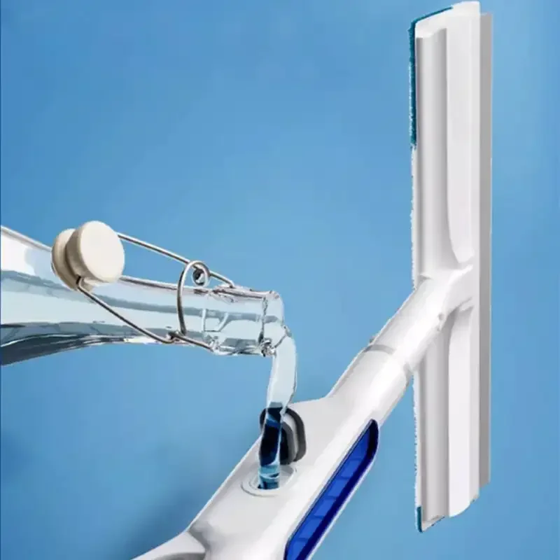 2 in 1 Windows Cleaner with Spray Magic Broom Wiper Telescopic Extra-long Handle Mop Squeegee Wiper for Glass Cleaning Tools window cleaning brush,window cleaner
