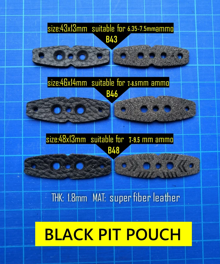 GZK BLACK PIT POUCH 20 PIECES tactical pouch