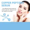 Copper Peptide Serum Anti Aging Fade Fine Lines Pore Shrinking Smoothing Firming Hydrating Hyaluronic Acid Moisturizing Essence 6