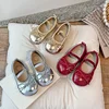 2024 Spring&Autumn Children's Little Leather Shoes for Girls Korean Girls' Soft Sole Bow Anti Slip Fashion Princess Single Shoes 2