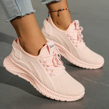 women shoes casual sneaker fall 2025 new fashion leisure sports single shoes wholesale cross-border factory trend fly weaving 1