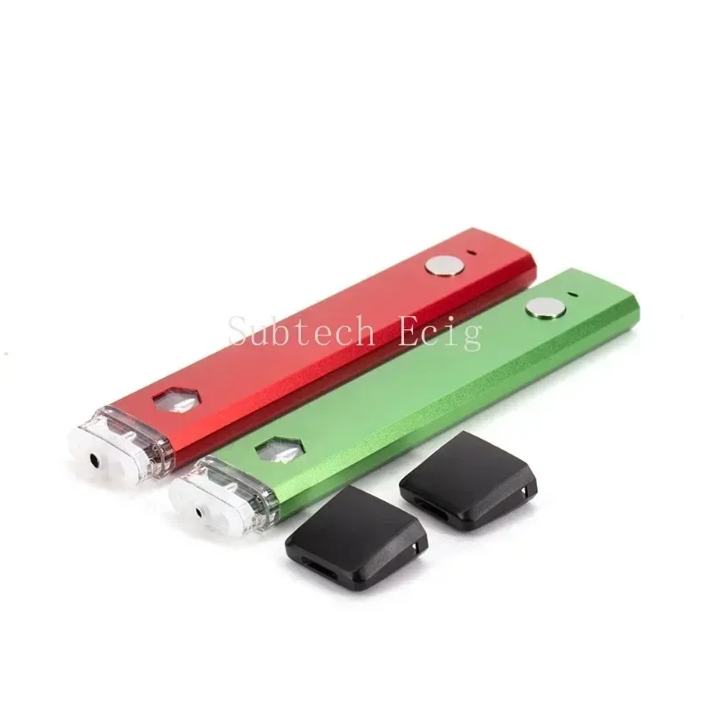 5pcs/lot B23L Thick Oil Rechargable Vape Pen Pods 280mAh 1ml Ceramic Coil E-cigarettes Preheat Function Voltage Adjustment Vaper