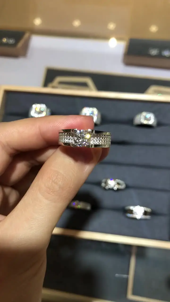 Oval Cut Carat Moissanite Rings Costco Carat Emerald Cut