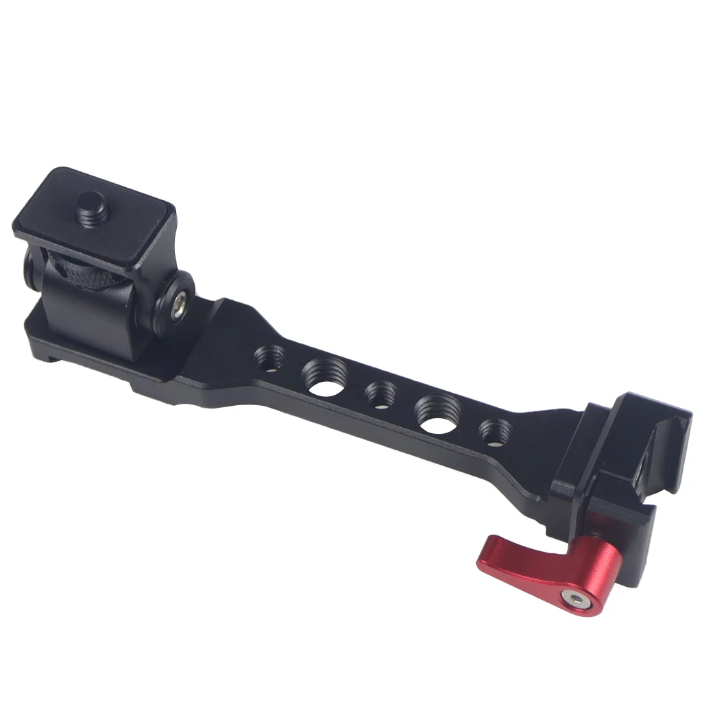 Description Picture 3 of itemRS3 Gimbal Clamp Bracket Extension Bar Monitor Holder Cold Shoe 1/4" 3/8" Mount for DJI Ronin RS2 RSC2 Handle Stabilizer Stand