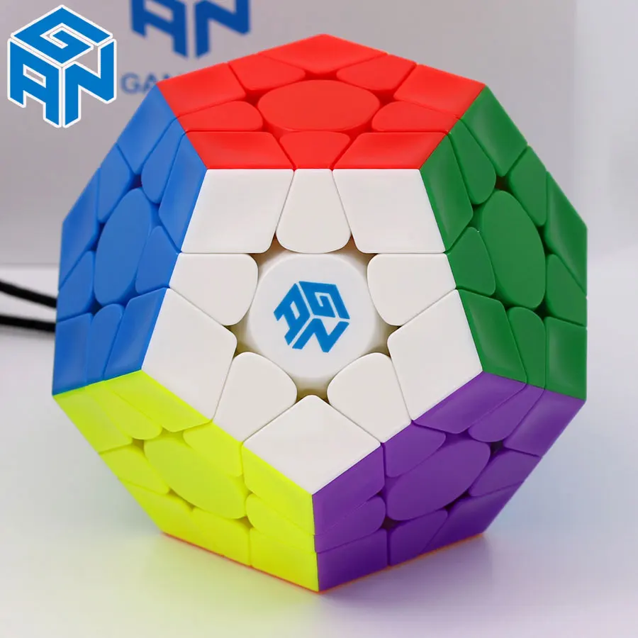 Gan Magic Cube Magnetic Mega M 3X3 Magnet Cubos Stickerless Professional Wca Complietion Dodecaedron Puzzle Brain Practice Toy
