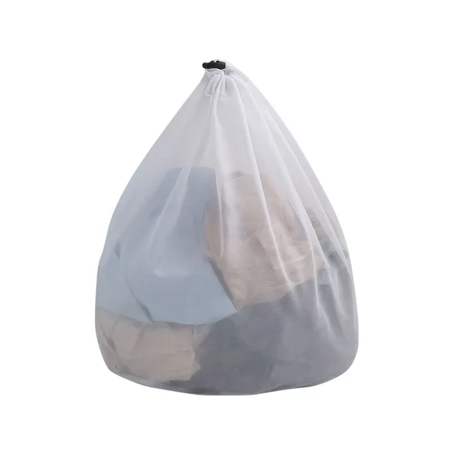 1Db Nagy Kapacitású Hálómosó Mosózsák Ruházat Mosás Ellátás Védelem Háló Fehérnemű Kabátok Függöny Húzószalagos Mosoda Kosár - Image 5