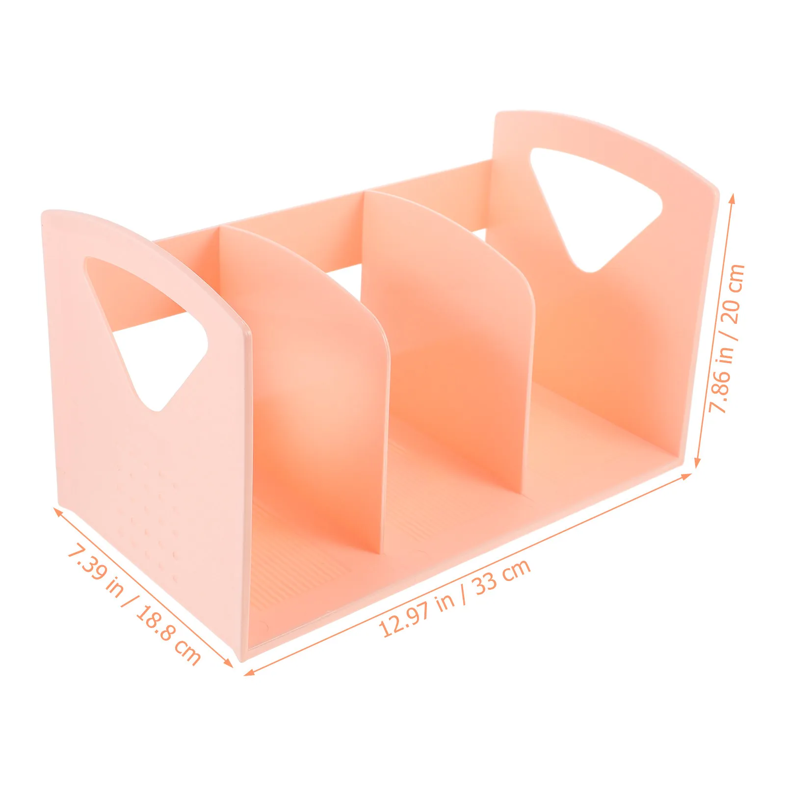 프리미엄 데스크탑 정리함 책꽂이, 3단 대용량 파일 문서 책 보관함, 사무실 및 가정용, 휴대 가능하고 튼튼함