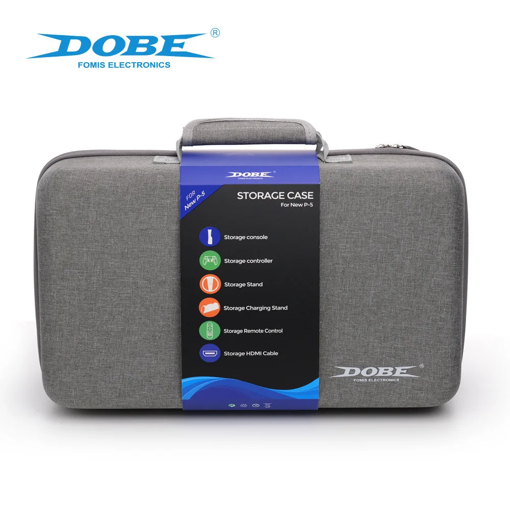 TP5-3590 For PS5slim Game Console Multi functional Handheld Carrying Case for PS5 slim Game Console EVA Storage Protection Bag