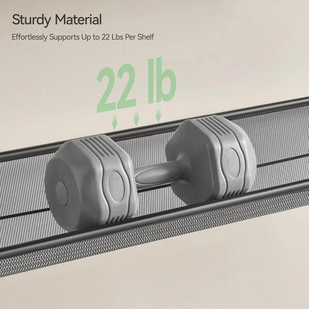 shoe rack, long shoe organizer,max holds 62 pairs,10 tier metal shoe storage shelf,5-tier stackable shoes organizer for garage,