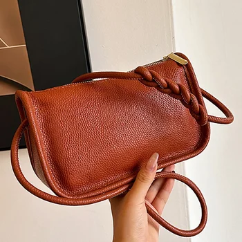 100%Real Cowhide Genuine Leather Sac Fashion Women Crossbody Bags For Ladies New High Capacity Shoulder Bag Handbag Female Purse 1