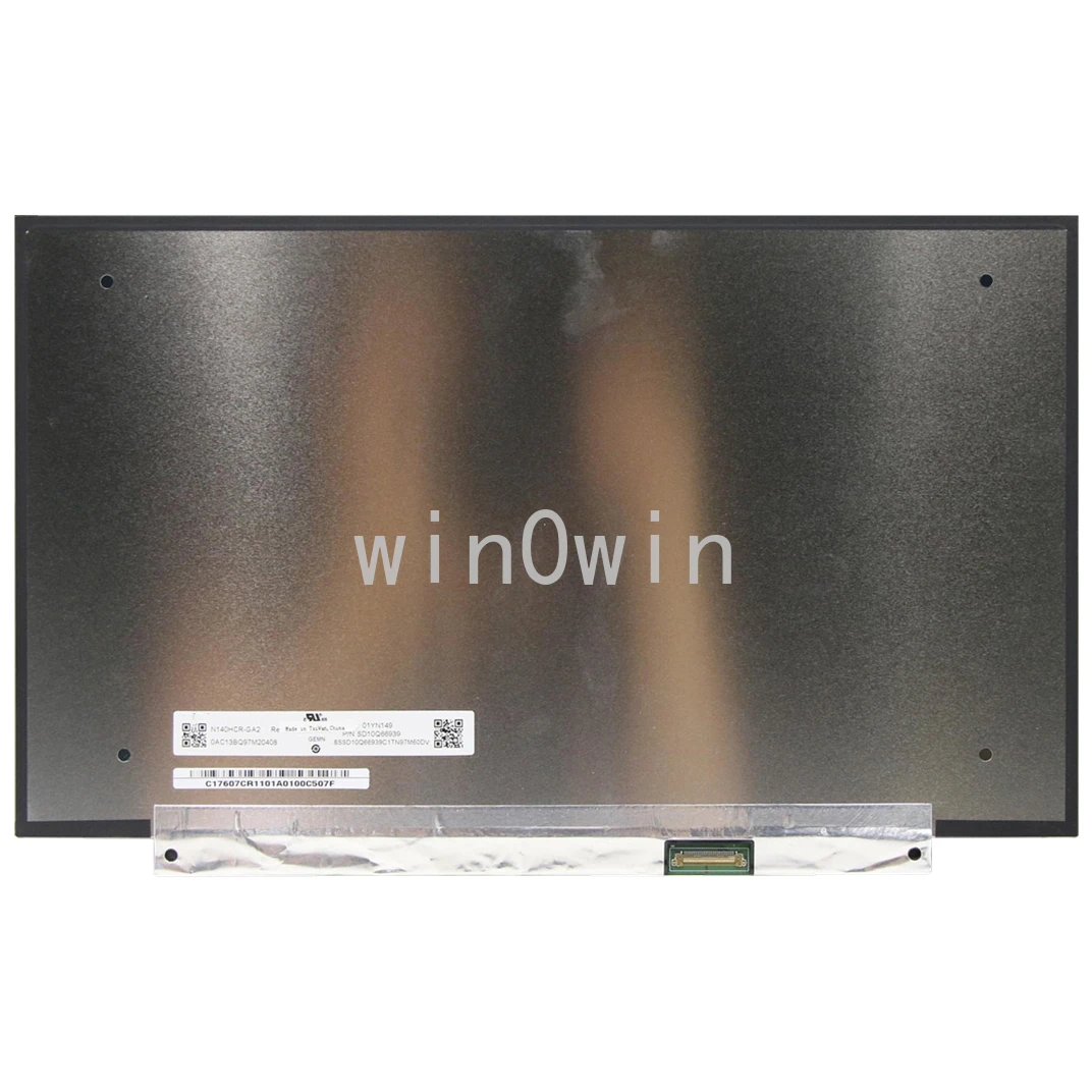 

N140HCR-GA2 14.0 IPS Laptop LCD Screen For Lenovo ThinkPad X1 Carbon 7th Gen P43s T490 T490s T495s ePrivacy 1920x1080 30pin eDP