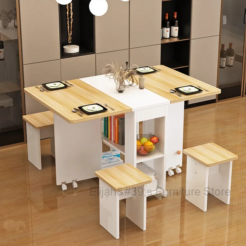 

Folding Coffee Dining Table Console Conference Modern Dining Table Luxury Makeup Office Juegos De Comedor Living Room Furniture