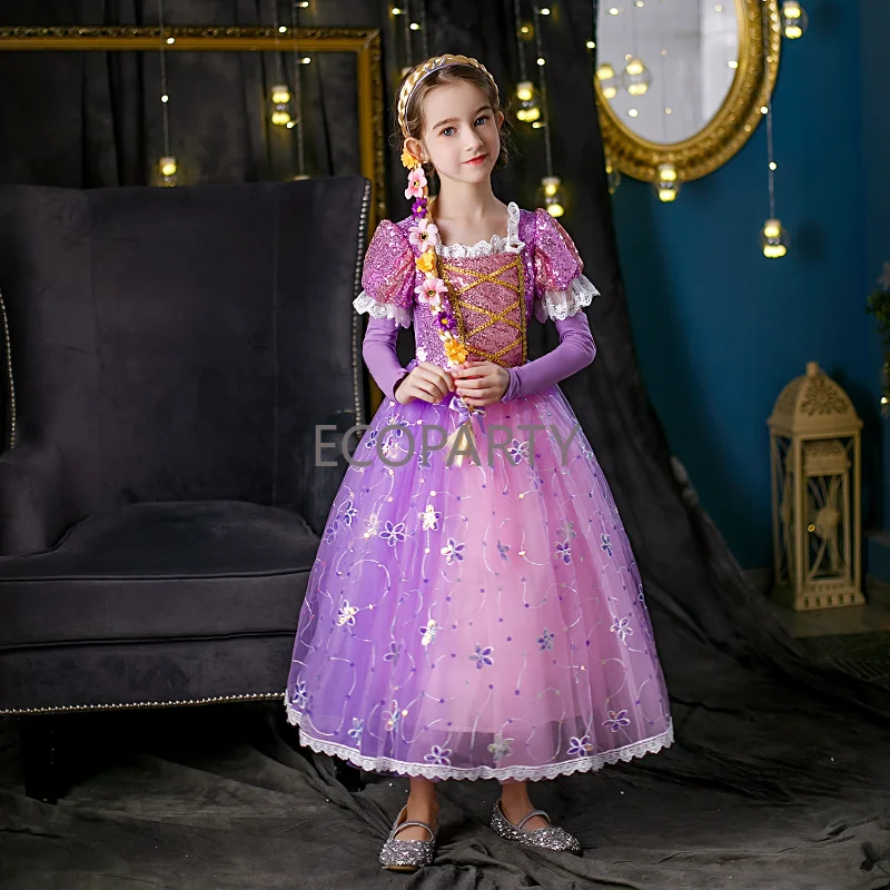 

New Princess LED Light Up Dress for Girls Kids Cosplay Party Clothes Carnival Christmas Party Event and School Play Prom Gown