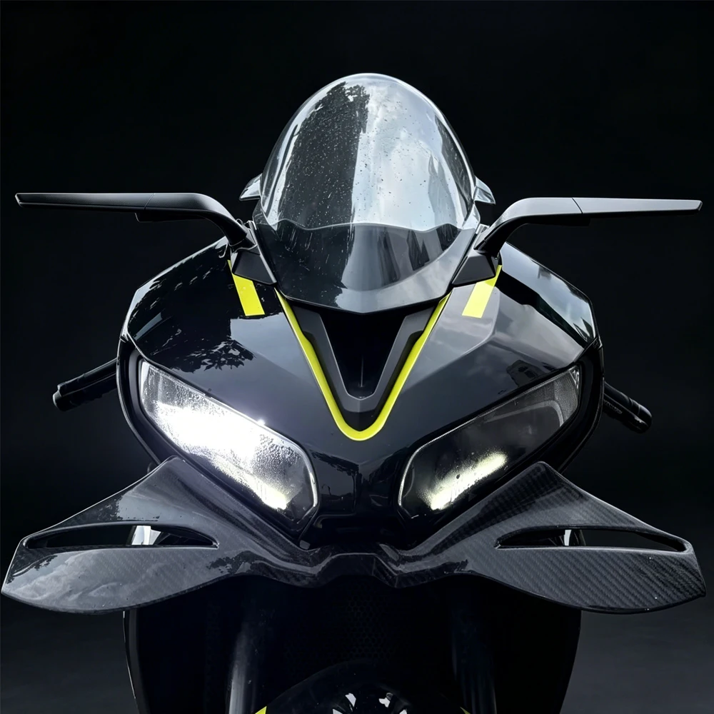 데이토나 660 Daytona660 2024용 오토바이 부품 스텔스 스포츠 윙렛 미러 키트 - 조절 가능한 스텔스 미러 백미러